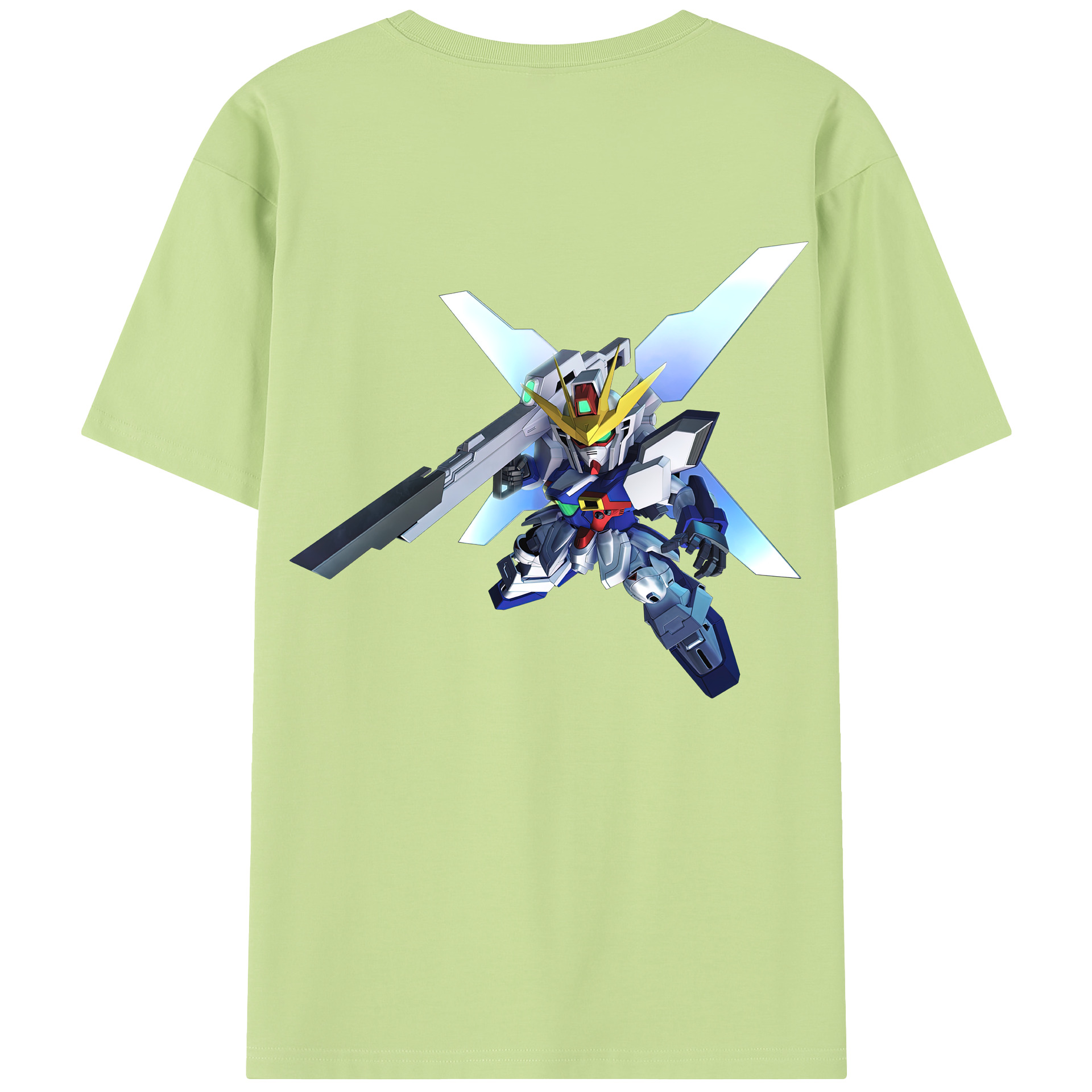 （画像用） 機動戦士ガンダム Mobile Suit Gundam 綿100％半袖Tシャツ（背面プリント）